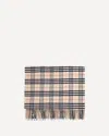 Burberry Women Check Wool Blanket