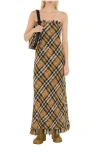 Burberry Check Wool Blend Dress