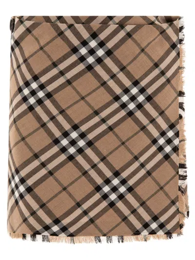 BURBERRY BURBERRY CHECK WOOL BLEND MINI KILT