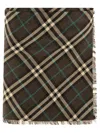 BURBERRY CHECK WOOL BLEND MINI KILT SKIRTS GREY