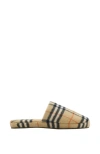 Burberry Quilted Check Sandals For Women In Neutral