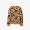 Burberry Ered Wool And Mohair Pullover Sweater In Sand