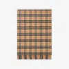 Burberry Check Wool Cashmere Blanket In Brown