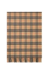Burberry Check Wool Cashmere Blanket In Sand