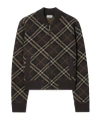 Burberry Womens Knitwear Top All Over Pattern In Brown