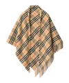 Burberry Check Wool Cashmere Cape