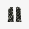 Burberry Check Wool Cashmere Gloves In Multi