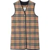 Burberry Check Wool Cashmere Warmer In Brown