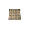 Burberry Check Wool Mini Kilt In Neutral