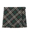 Burberry Embroidered Polyester Blend Mini Skirt In Black