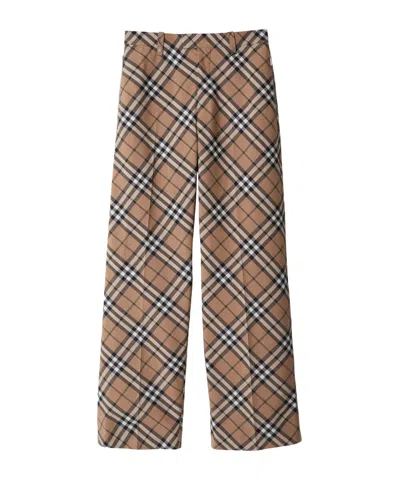 Burberry Multicolor Checked Tailored Trousers