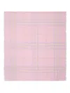 Burberry Wide Check Wool Scarf