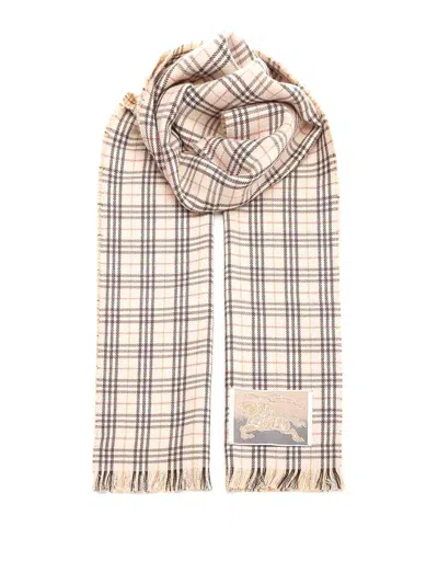 Burberry Check Wool Scarf