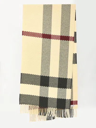Burberry Check Wool Scarf