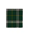 Burberry Check Wool Scarf In Black