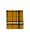 Burberry Check Wool Scarf In Brown