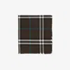 Burberry Check Wool Scarf In Snug