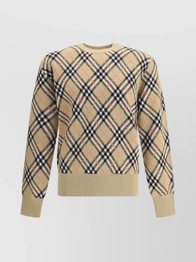 BURBERRY CHECK WOOL SWEATER ARCHIVE