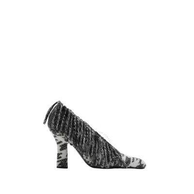 Burberry Check Wool Sweep Pumps