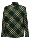 Burberry Check Wool Tailored Jacket