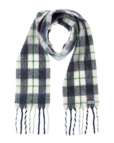 Burberry Check Wool-blend Scarf In Multi