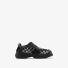 Burberry Men's Check Woven Creeper Shoes In Black