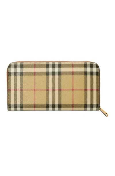 BURBERRY BURBERRY CHECK ZIP WALLET