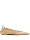 BURBERRY CHECKED BALLERINA SHOES