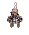 Burberry Wool-cashmere Keychain Accessory For Women In Brown
