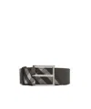 Burberry Shield Buckle Check Belt In Snug