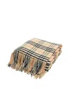 Burberry Checked Blanket In Neutral