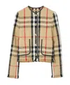 Burberry Jacket  Woman In Nude