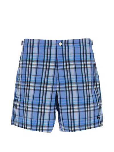Burberry Swimsuit Men Color Multicolor In Blue
