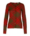 Burberry Sheer Ribbed Crewneck Knitwear Long Sleeves In Brown