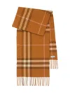 Burberry Checked Cashemere Scarf