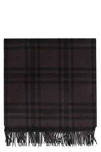 BURBERRY BURBERRY CHECKED CASHMERE SCARF
