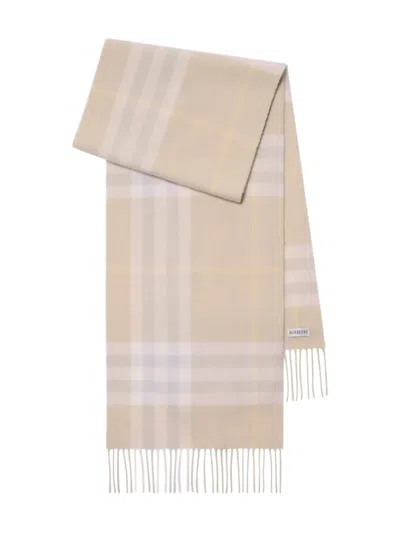 Burberry Checked Cashmere Scarf