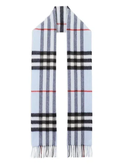 Burberry Checked Cashmere Scarf In Multi