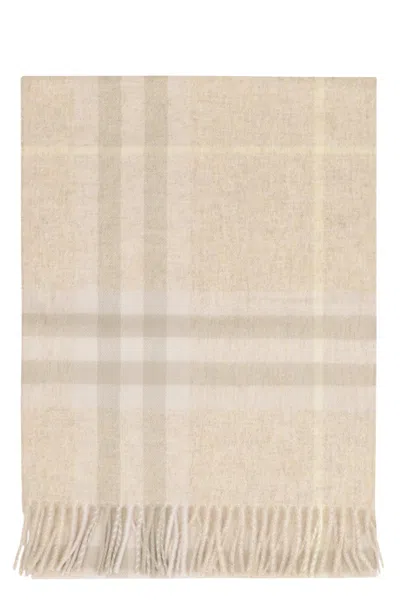 Burberry Checked Cashmere Scarf