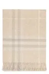 BURBERRY BURBERRY CHECKED CASHMERE SCARF