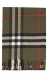 BURBERRY BURBERRY CHECKED CASHMERE SCARF