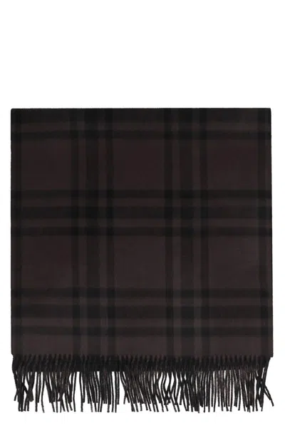 BURBERRY BURBERRY CHECKED CASHMERE SCARF