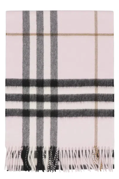 BURBERRY BURBERRY CHECKED CASHMERE SCARF