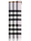 Burberry Checked Cashmere Scarf In Pink