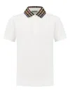 Burberry Polo  Kids Kinder Farbe Weiss