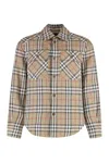 Burberry Relaxed Check-patch Sweatshirt In Beige