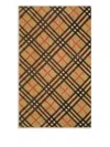 Burberry Checked Cotton Towel In Neutrals