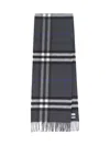 BURBERRY BURBERRY CHECKED FRINGED