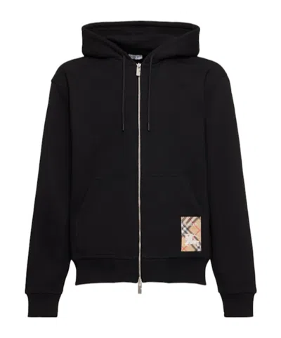 Burberry Checked Hooded Hooded Hoodie