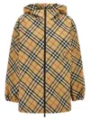 BURBERRY BURBERRY CHECKED HOODED JACKET